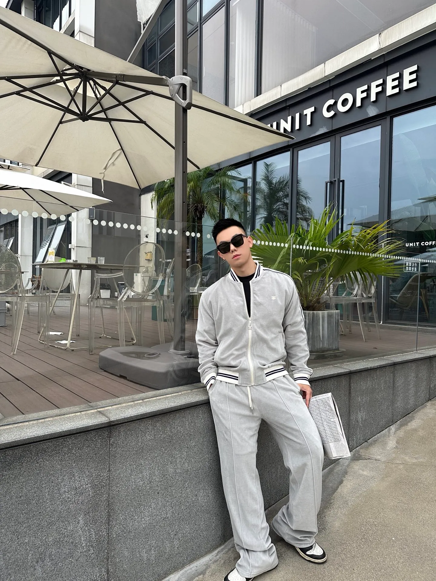 "Upper body picture of model in suit"